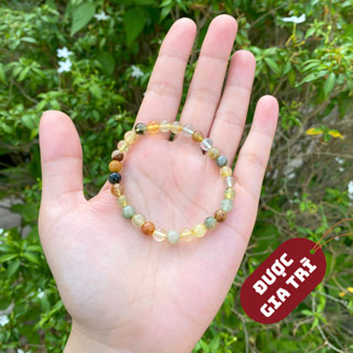 Vòng Đeo Tay Đá T A Tóc Cộng Sinh, Hạt Nhỏ Size 6mm Cho Nữ, Nét Đẹp Nhẹ Nhàng Và Tinh Tế - ĐƠN