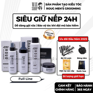 Sáp vuốt tóc nam Roug Matt Clay, Matte Clay 90gr chính hãng gel, wax giữ nếp tóc - Waxshop - C3