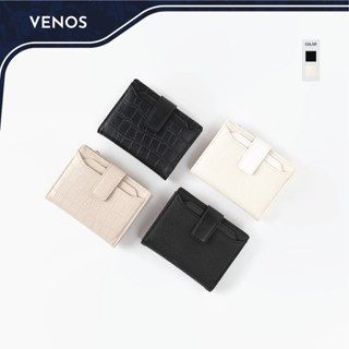 Ví Đựng Tiền VENOS Hana - Ví Nữ Cỡ Vừa Gập Đôi Nhiều Ngăn Hình Chữ Nhật - Da Premium PU