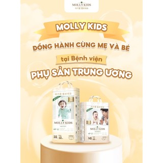 Tã Bỉm MOLLY KIDS Nội Địa Hàn Quốc Dán/Quần Đủ Size NB66/S62/M56//M52/L48/XL44/XXL42/3XL40/4XL38