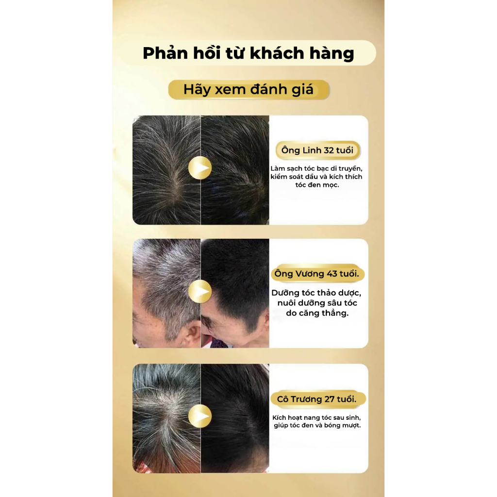 Trà Dưỡng Đen Tóc HẮC MỘC Hỗ Trợ Làm Đẹp Da Giải Nhiệt, giảm gãy rụng tóc, chống lão hóa bịch 30 gói