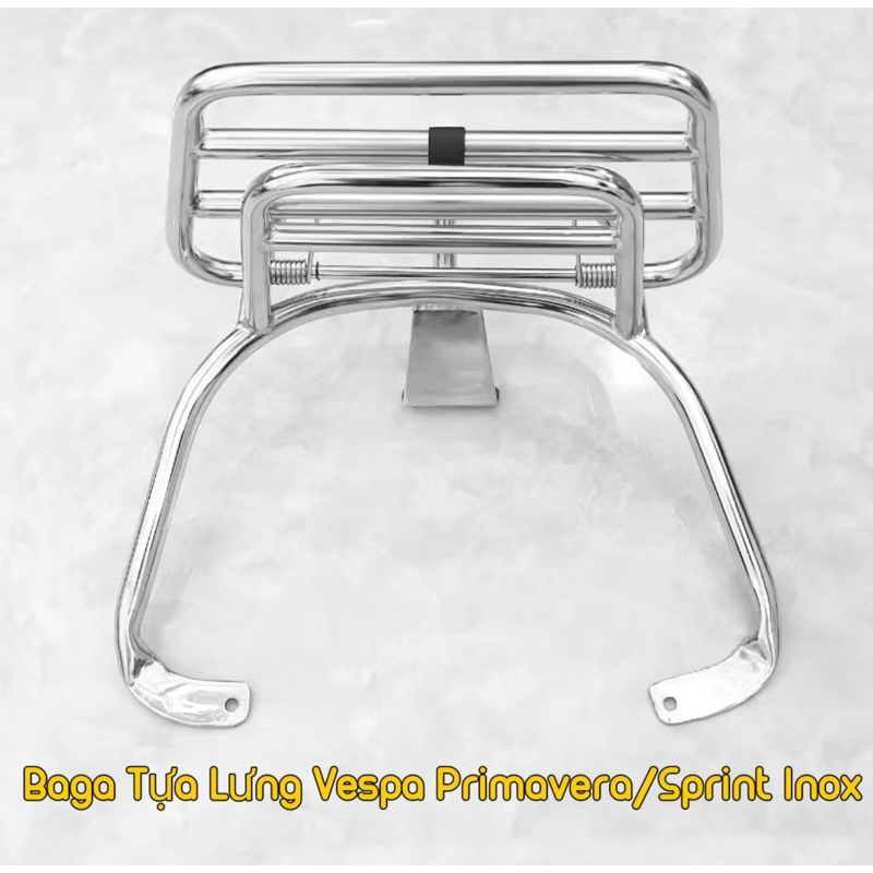 Baga Tựa Lưng Vespa Primavera  Sprint inox 