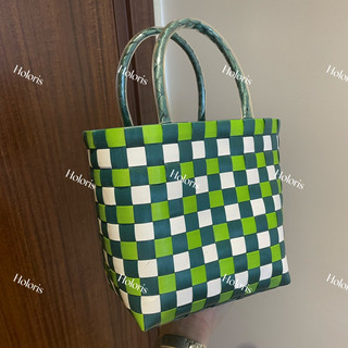 Giỏ nhựa đan xinh (ẢNH THẬT 100%)