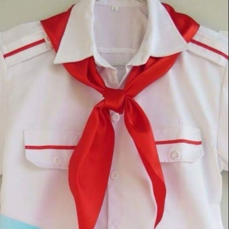 [Top Value] Lốc 10 cái Khăn quàng đỏ học sinh Maride - Mẫu 1m2