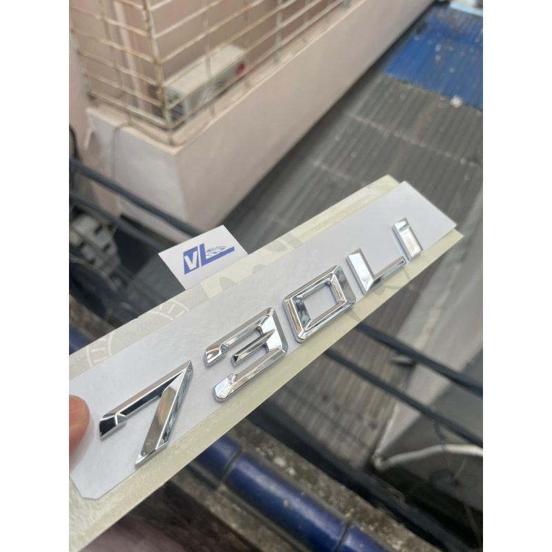 Tem 730li - chữ 730li bmw - biểu tượng dán xe 730Li