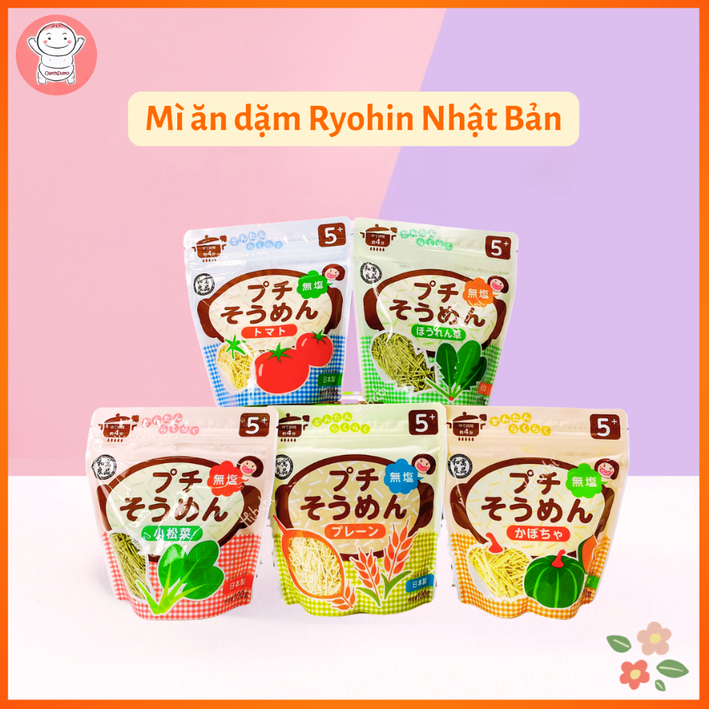 Mì somen rau củ RYOHIN Nhật 5m+ (Date 12/2026)