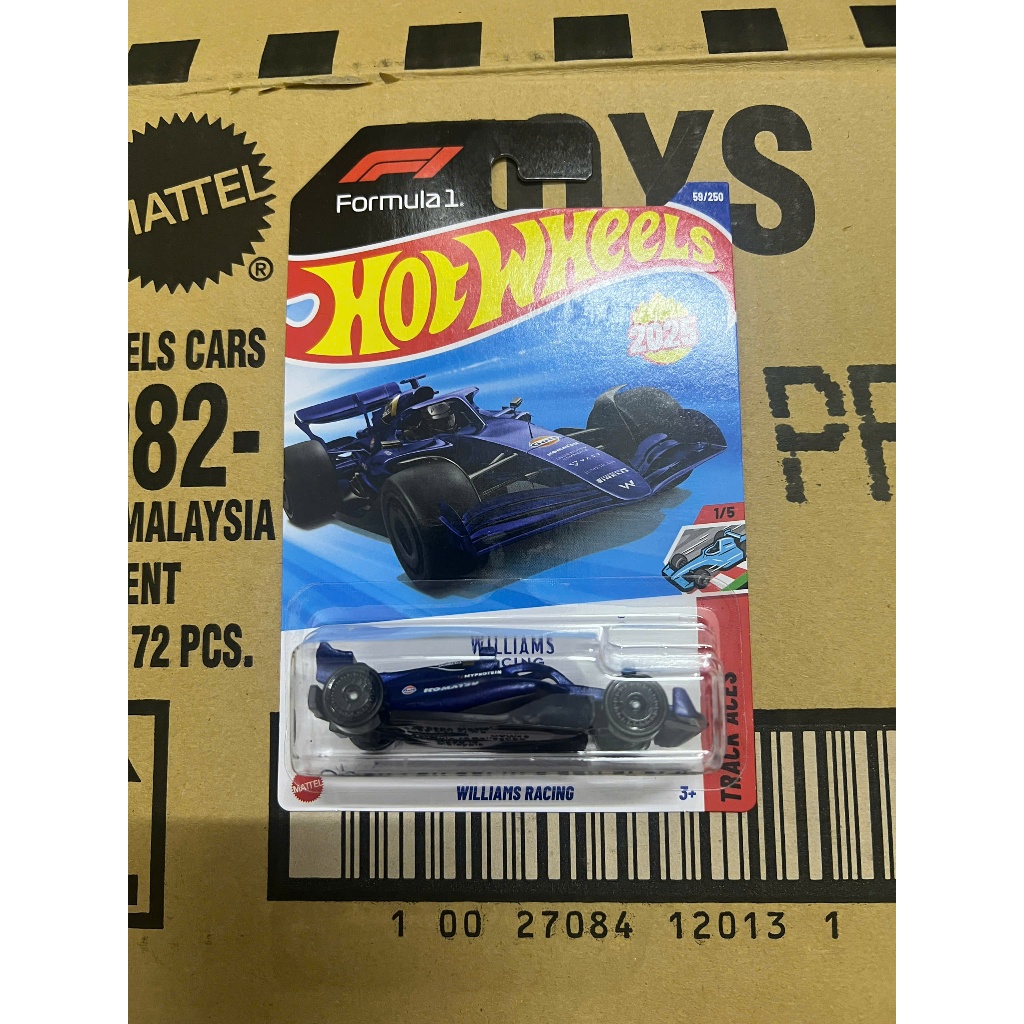 LeHuong Diecast - Xe Hot Wheels Formula F1 Williams Racing (Màu Xanh) Case E 2025