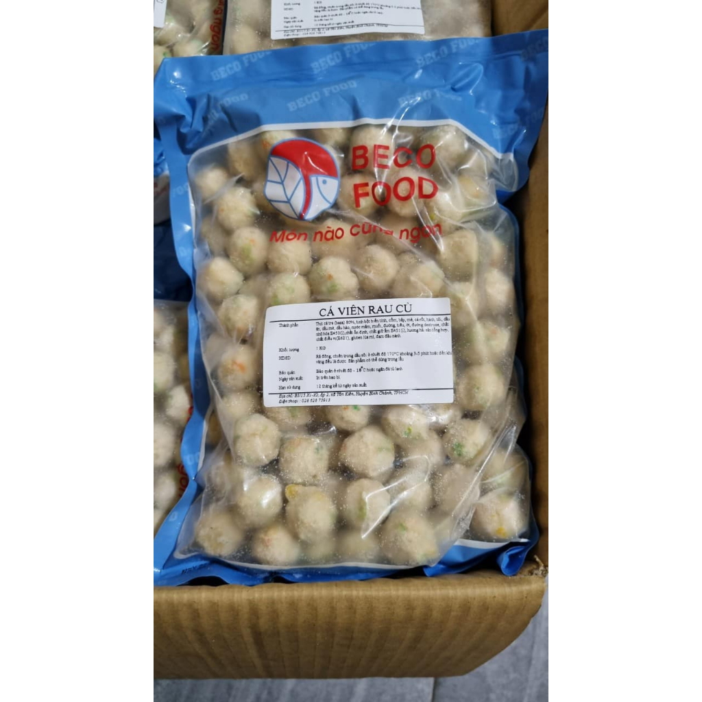 Cá Viên Rau Củ Beco 1kg