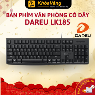 Bàn Phím Văn Phòng DAREU LK185 Chính Hãng - Thiết Kế Mỏng Nhẹ, Full Phím