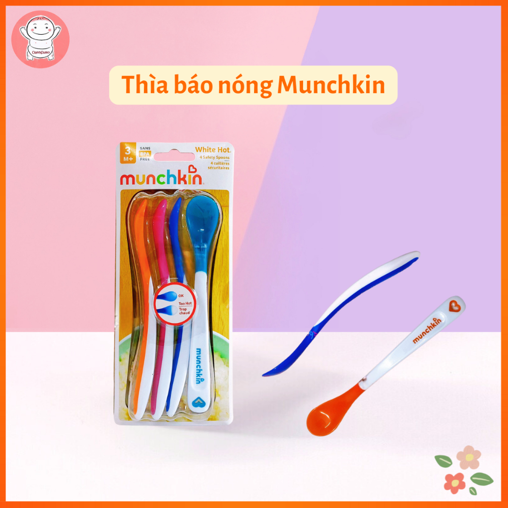 Thìa báo nóng Munchkin cho bé