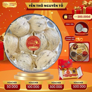 Yến thô Nguyên tổ, Yến Sào Khánh Hòa - Tặng kèm đồ chưng Yến - BT