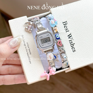 (TẶg TÚI MÙ và HỘP BEST WISH) Đồng hồ mix charm italian combo có tặng túi mù charm mix charm theo yêu cầu