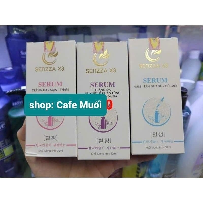 SERUM DƯỠNG TRẮNG DA  Senzza X3 Collagen 30ml