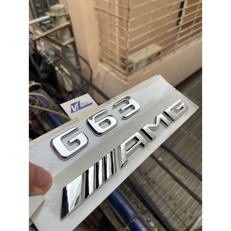 Chữ G63 amg , combo tem g63 amg , Logo amg G63