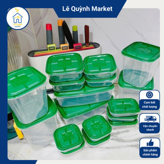  Set Hộp Nhựa Đựng Thực Phẩm 17 Món - Hộp Nhựa Đựng Đồ Ăn Cao Cấp - Lê Quỳnh Market 