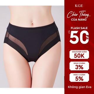 Quần lót nữ ren lưới cạp cao quần chip nữ cạp cao chất liệu ren thoáng mát size L XL XXL 70kg 6030