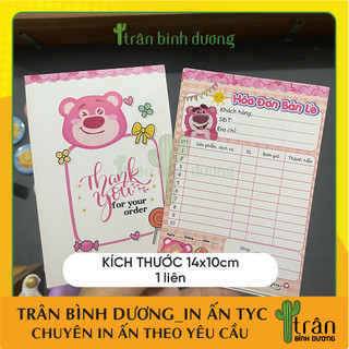Hoá đơn, biên nhận dễ thương A6 - tranbd