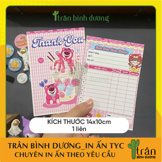 Hoá đơn, biên nhận dễ thương A6 - tranbd