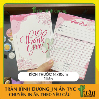 Hoá đơn, biên nhận dễ thương A6 - tranbd