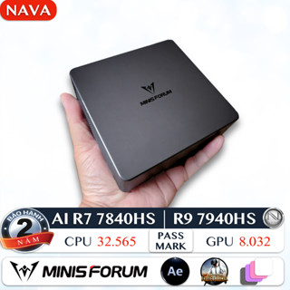 Mini PC Minisforum UM780 UM790 PRO R9 7940HS Máy Tính Game AMD Ryzen 9 R7 7840HS 780M Bảo Hành 2 Năm