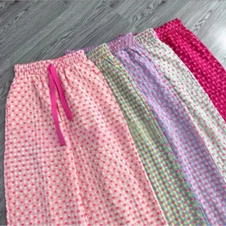 QUẦN DÀI BÉ GÁI (HỌA TIẾT QUẦN IN TRÁI TIN KẺ ) VÀI COTTON SU MỀM MẠI SIZE 9-45 KG