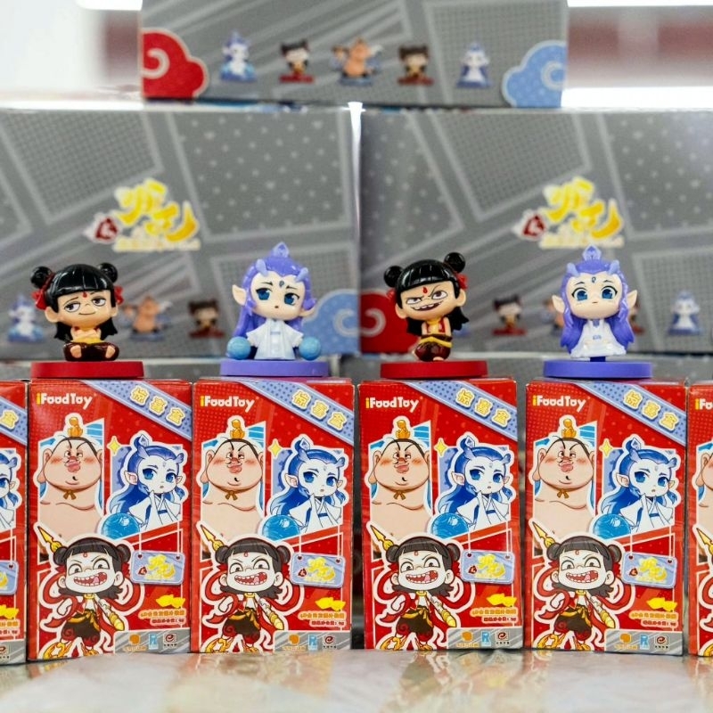 Blindbox Natra hộp mù mô hình Nezha Ma đồng náo hải