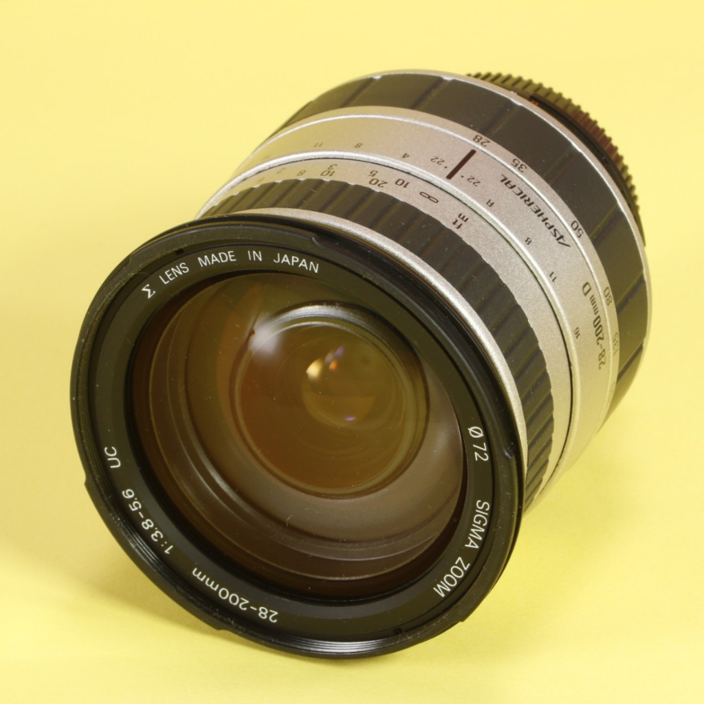 Sigma Sigma 28-200 3.8-5.6 UC Aspherical for canon ef (hỏng khẩu độ) - Ống kính Canon EF