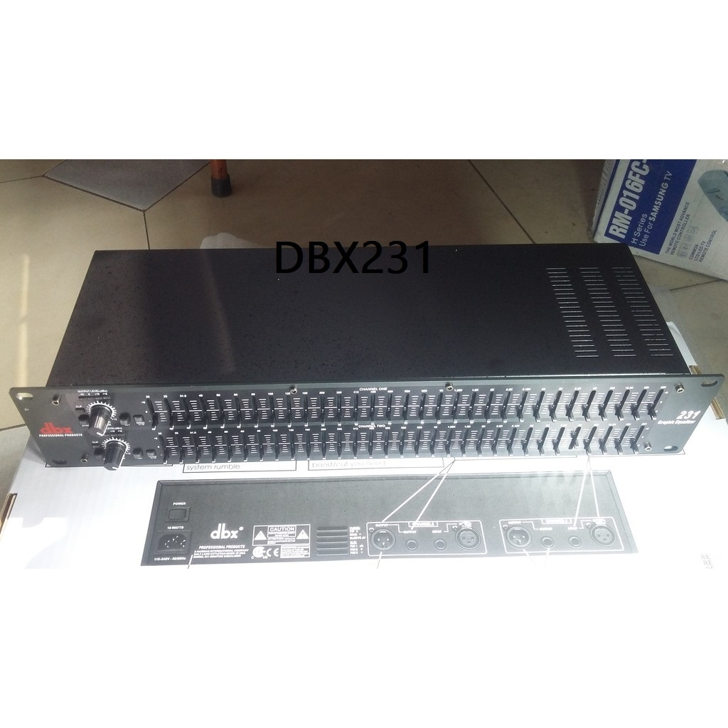 Lọc âm DBX 231 ,và EQ 9000