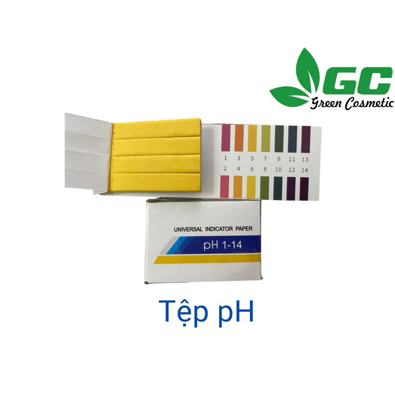 Giấy thử PH dạng tệp, đo dung dịch, mỹ phẩm