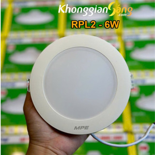 [CHÍNH HÃNG] ĐÈN LED ÂM TRẦN MPE SERI RPL2 6W - 9W - 12W -18W