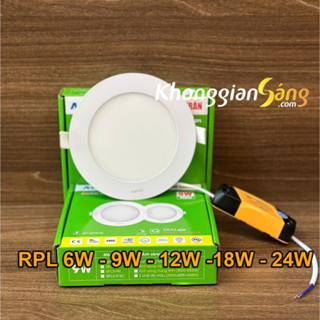 [CHÍNH HÃNG] ĐÈN LED ÂM TRẦN MPE SERI RPL SIÊU MỎNG 6W - 9W - 12W - 18W - 24W