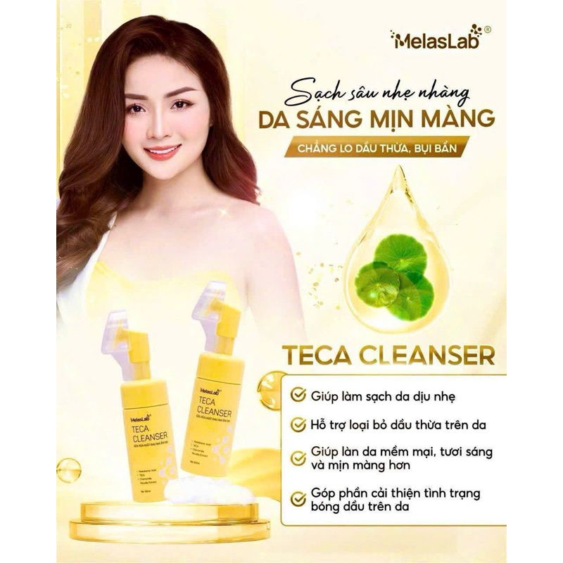 sữa rửa mặt đầu cọ rau má