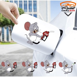  Nhãn dán Xăng hình chuột Mickey trang trí nắp bình xăng xe họa tiết thú vị 