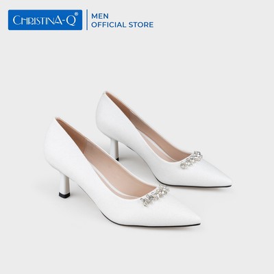 Giày Nữ Cao Gót Bít Mũi Nhọn CHRISTINA-Q GBN377H