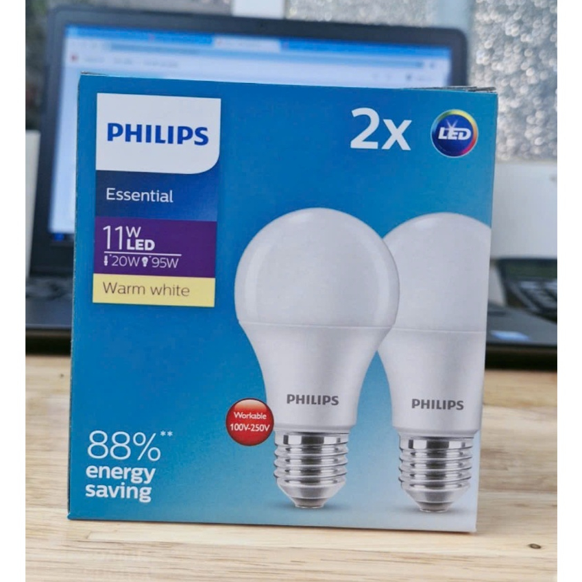 Combo 2 Bóng LED Bulb Ess 11W E27 – 6500K/3000K