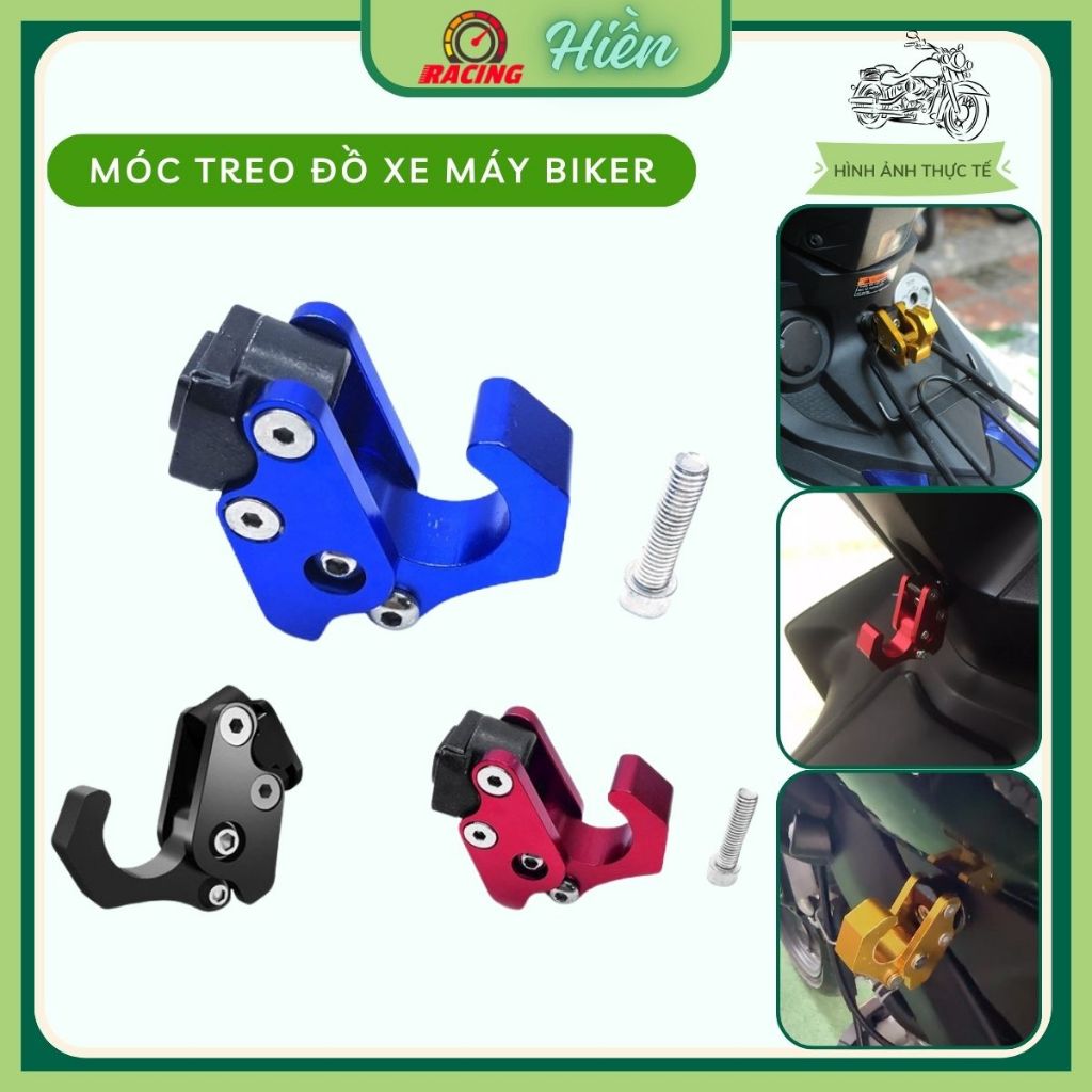 Móc Treo Đồ Gắn Xe Máy Mẫu Biker Siêu Bền