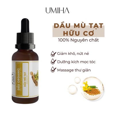Dầu Mù Tạt Nguyên Chất UMIHA 10/ 30ml Dưỡng Ẩm Làm Sạch Da, Ngăn Ngừa Mụn Trứng Cá