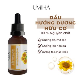  Dầu Hướng Dương UMIHA Nguyên Chất 10 30ml Cấp Ẩm Dưỡng Da Làm Chậm Quá Trình Lão Hóa 