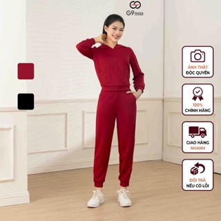 Bộ cotton dài tay 13857 - 13858 G9moza được làm từ chất liệu cotton xleo mềm mịn