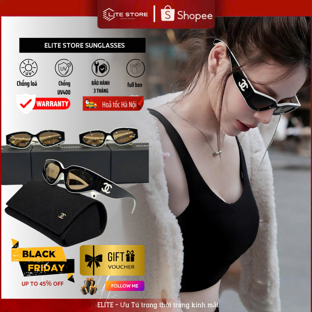 [HÀNG CHÍNH HÃNG] Kính mắt thời trang cao cấp  chuẩn Vip , fullbox thẻ , đeo sang chảnh nổi bật