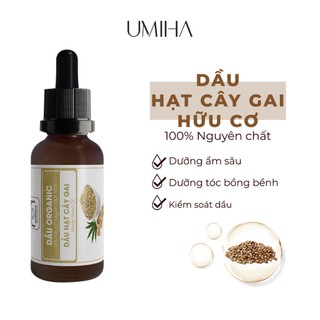  Dầu Hạt Cây Gai Nguyên Chất Umiha| 30ml Giúp Dưỡng Da Tóc Da Đầu Hiệu Quả 