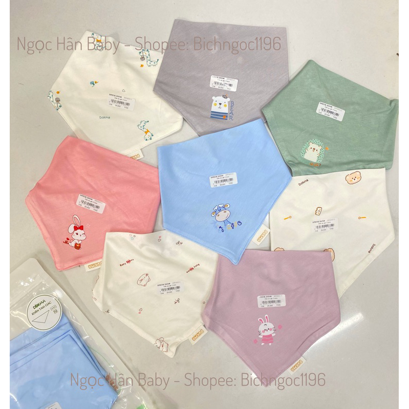 Khăn/Yếm tam giác cotton/Modal Dokma