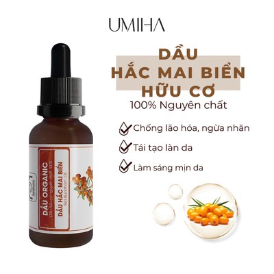 Dầu Hắc Mai Biển Hữu Cơ Umiha Organic 10/30ml | Sea ​​buckthorn Oil 100% Organic