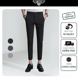 Quần âu nam T-MAX LUXURY ống côn Hàn Quốc chất vải tuyết hàn co giãn