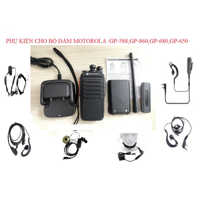 COMBO PIN+SẠC+ ANTEN+TAI NGHE CHO BỘ ĐÀM C9, GP-588, GP-860, GP-680, GP-650,GP-558 siêu rẻ, siêu bền