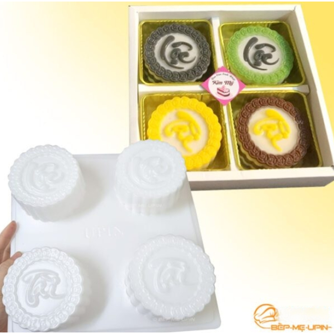 Khuôn nhựa rau câu trung thu vỉ 2 tài 2 lộc loại dày