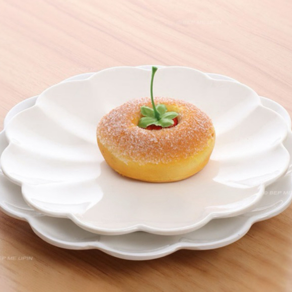 Đĩa hoa mai nhựa cao cấp melamin