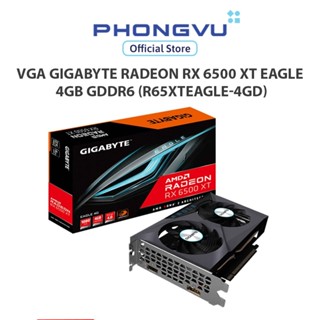 Card màn hình GIGABYTE Radeon RX 6500 XT EAGLE 4GB GDDR6 4GB GDDR6 (R65XTEAGLE-4GD) - Bảo hành 36 tháng