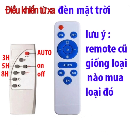 Remote điểu khiển từ xa đèn Năng Lượng Mặt Trời