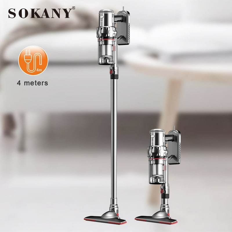 Máy hút bụi cầm tay sokany loại có dây sk3378 công suất 2000w, lực hút cực mạnh, làm sạch dễ dàng mọi ngách